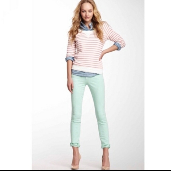 Joe's Jeans Denim - Joe's Skinny Ankle Mint Green Jeans Size 28